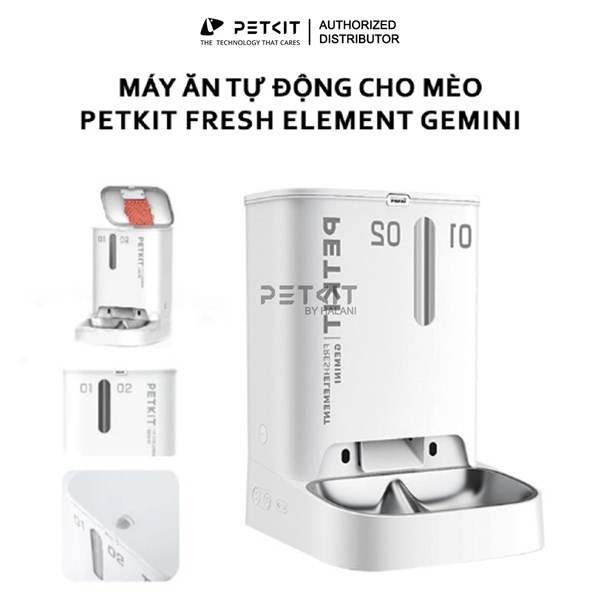 Máy cho ăn tự động Petkit Gemini - PETKIT FRESH ELEMENT GEMINI