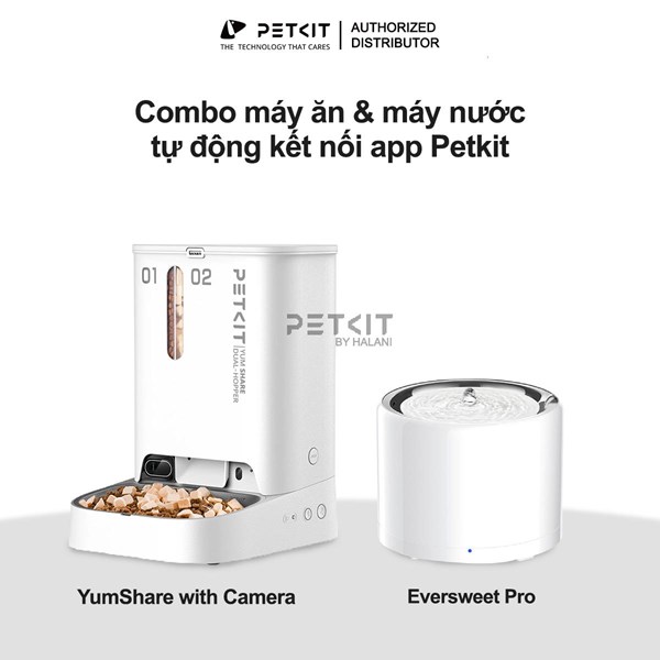 Combo máy ăn & máy nước pro nhà PETKIT