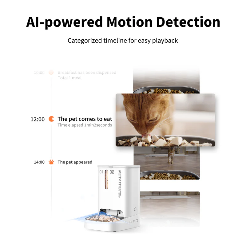 Máy cho ăn tự động Petkit YumShare with Camera kết nối app thông minh