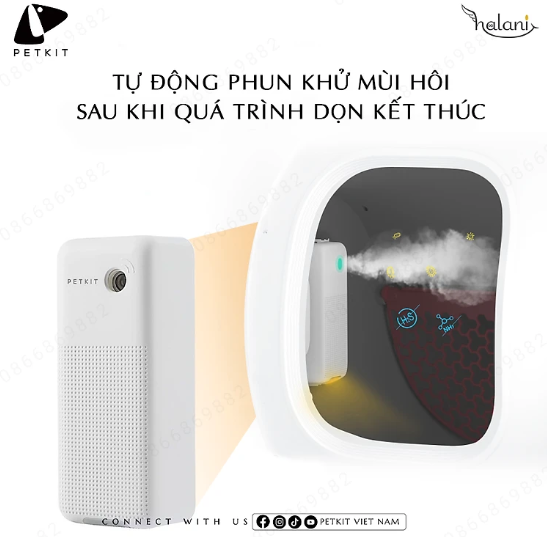 Pura Max Smart Spray - máy khử mùi thế hệ mới nhất dành cho thú cưng