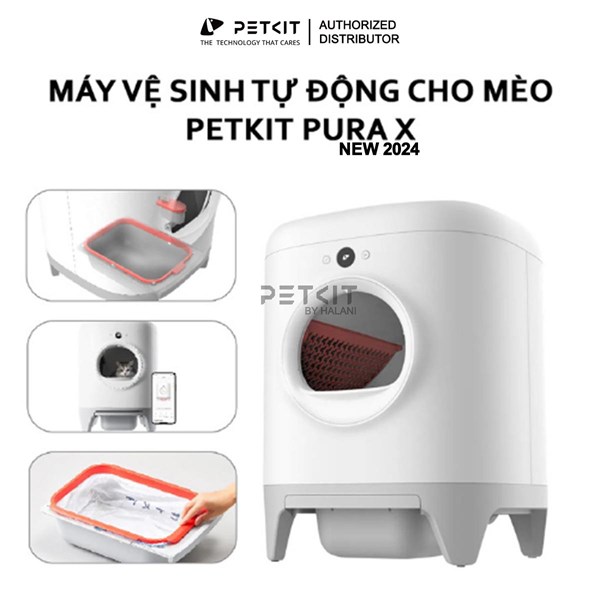 Máy dọn vệ sinh tự động Petkit Pura X 2024 kết nối app chính hãng bản quốc tế