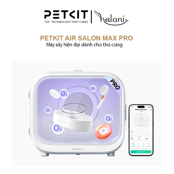 Máy sấy Airsalon Max pro cho thú cưng chính hãng PETKIT