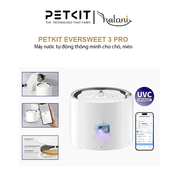 Máy nước Eversweet PRO Petkit UVC (kết nối app)