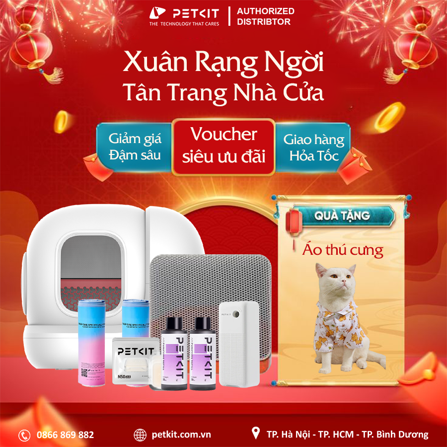 Gói combo đặc biệt PETKIT PURA MAX máy dọn vệ sinh tự động