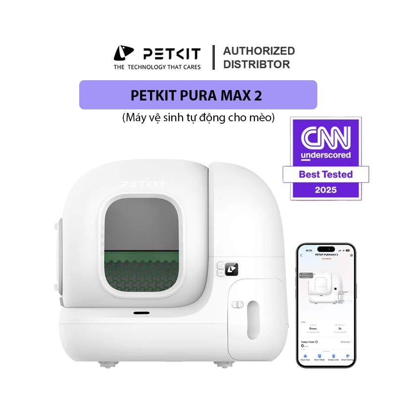 Máy vệ sinh tự động PETKIT PURA MAX 2 - Phiên bản chống rò rỉ nước tiểu 
