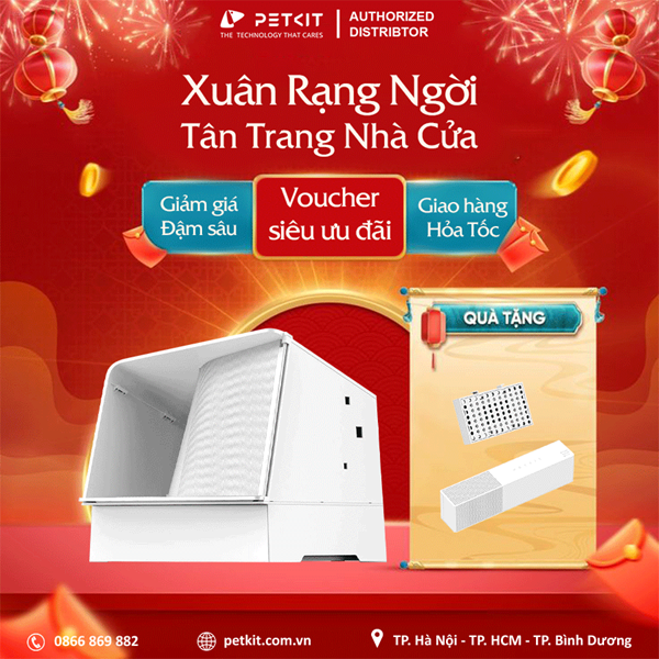 Chậu vệ sinh có nắp White Villa Cat Litter Box